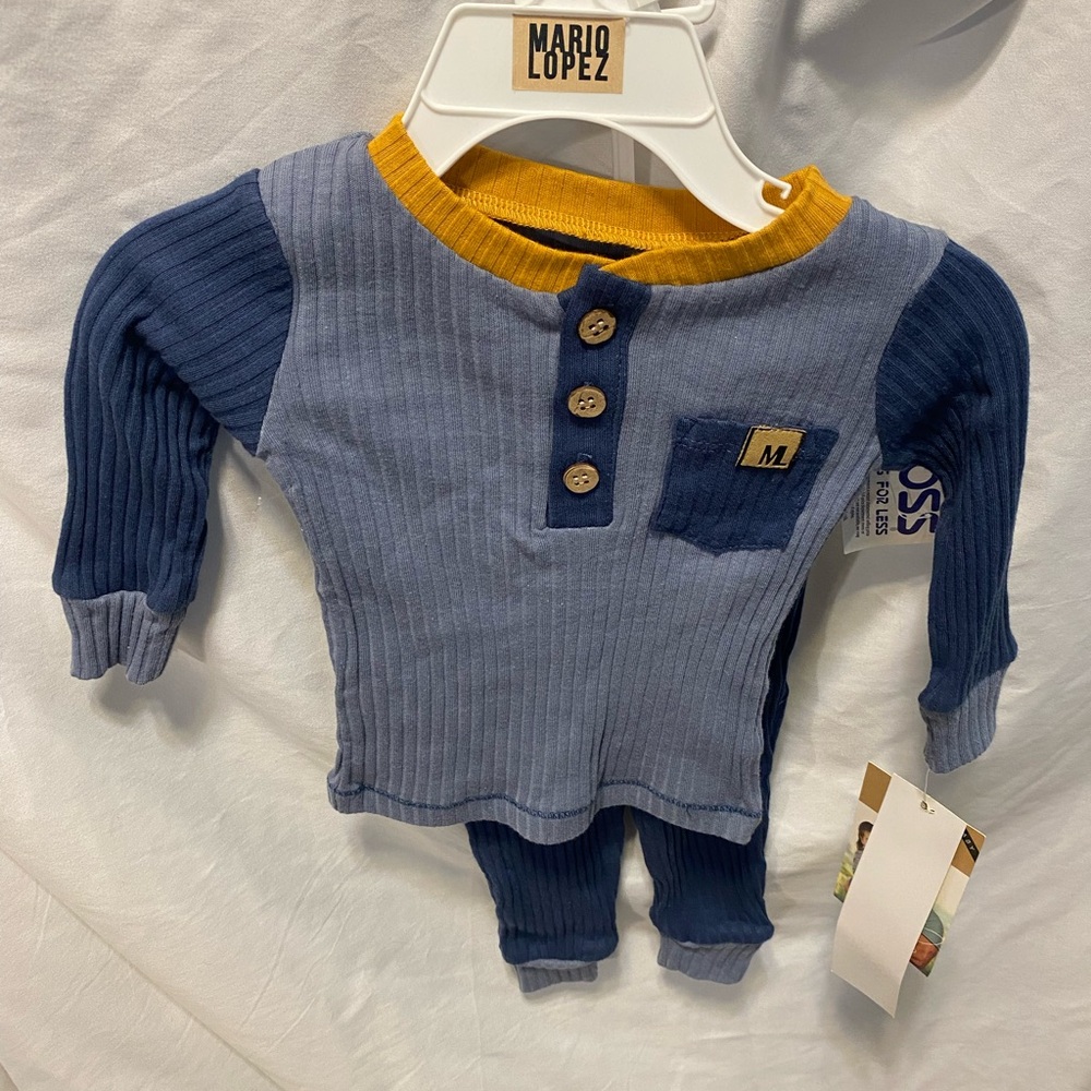 Kids Blue and Yellow Matching Set
